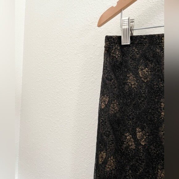 Vintage Whimsigoth Lace Skirt Dark Romantic Bohemian Fringe - Picture 3 of 8